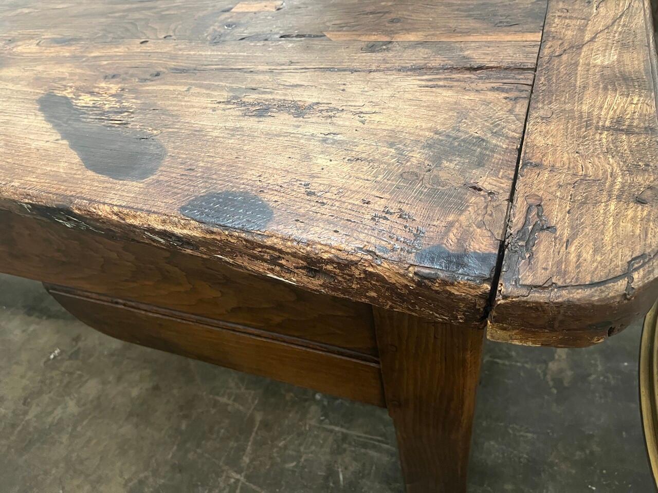 Antique 17th Century French Oak Baker / Work Table For Sale 7