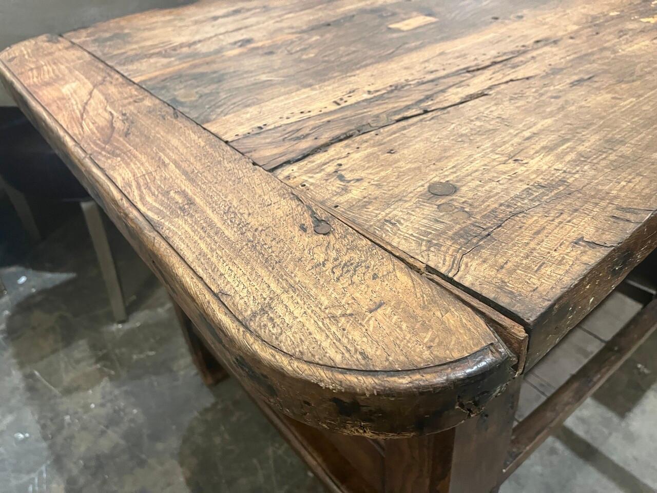 Antique 17th Century French Oak Baker / Work Table 2