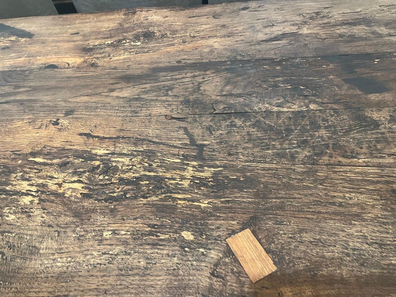 Antique 17th Century French Oak Baker / Work Table 3