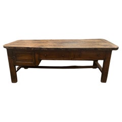 Used 17th Century French Oak Baker / Work Table