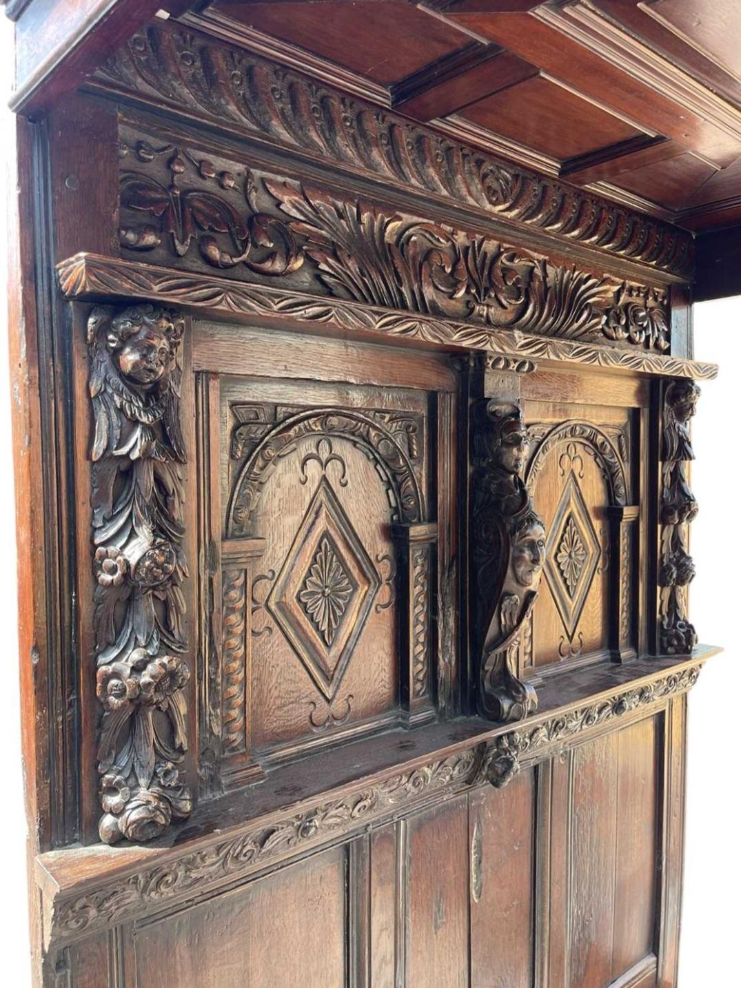 Antique 17th Century Jacobean Four Poster Canopy Bed For Sale 6