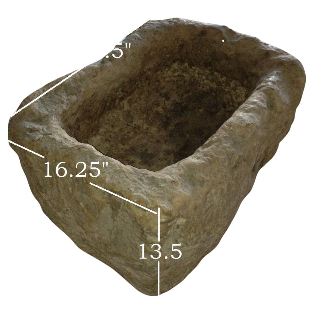Antique 17th century Limestone Trough - Trough, Planter or Limestone Sink For Sale