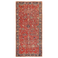 Antique 17th Century Northwest Persian Animal Rug. Size: 6 ft 10 in x 14 ft 
