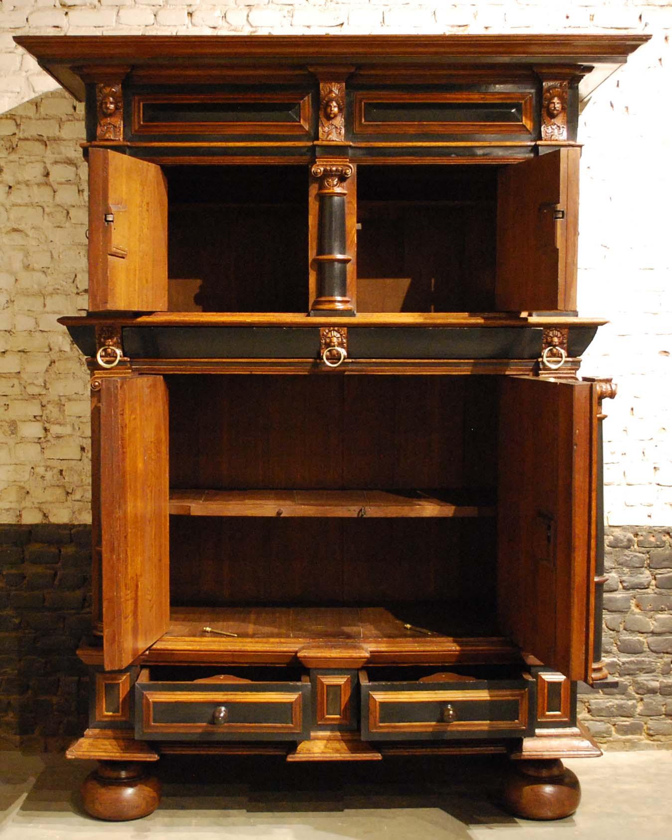 17th century dutch cupboard