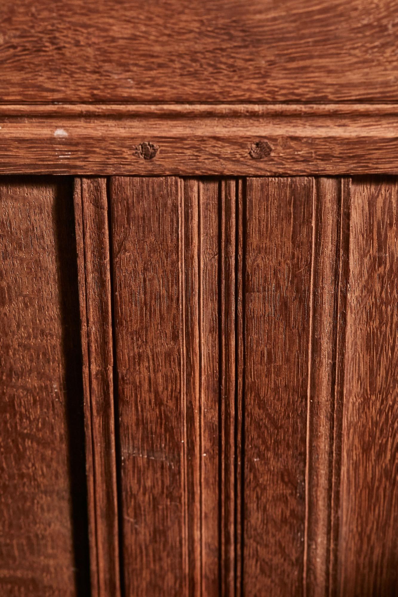 Antique 17th Century Paneled Oak Coffer 2