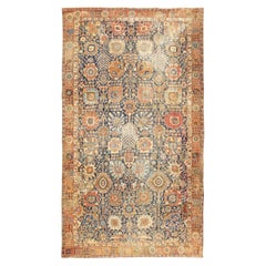 Antique 17th Century Persian Vase Kerman Carpet. Size: 11 ft 5 in x 20 ft 2 in 
