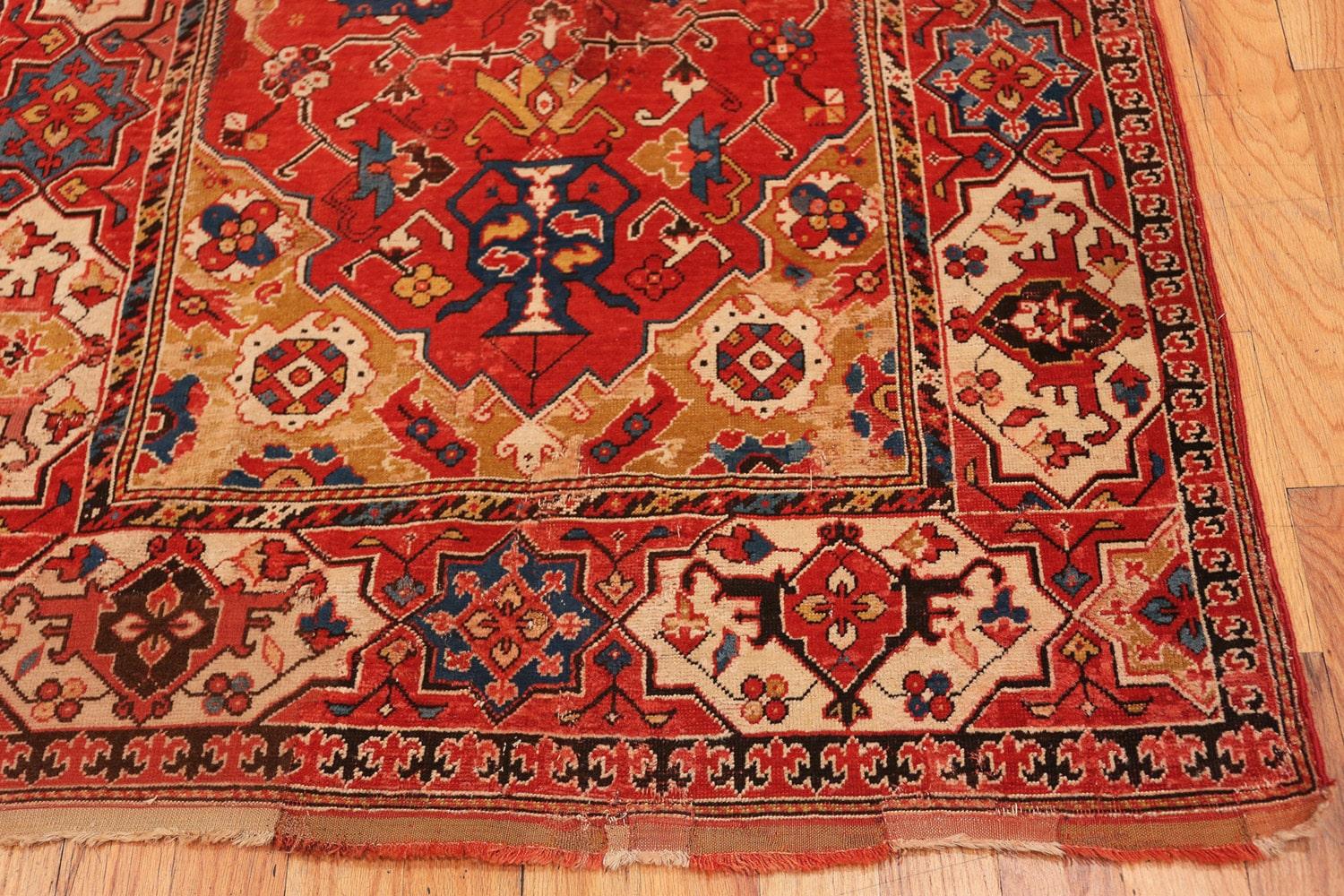 Tribal Nazmiyal Collection Antique 17th Century Rug. 3 ft 9 in x 5 ft 8 in