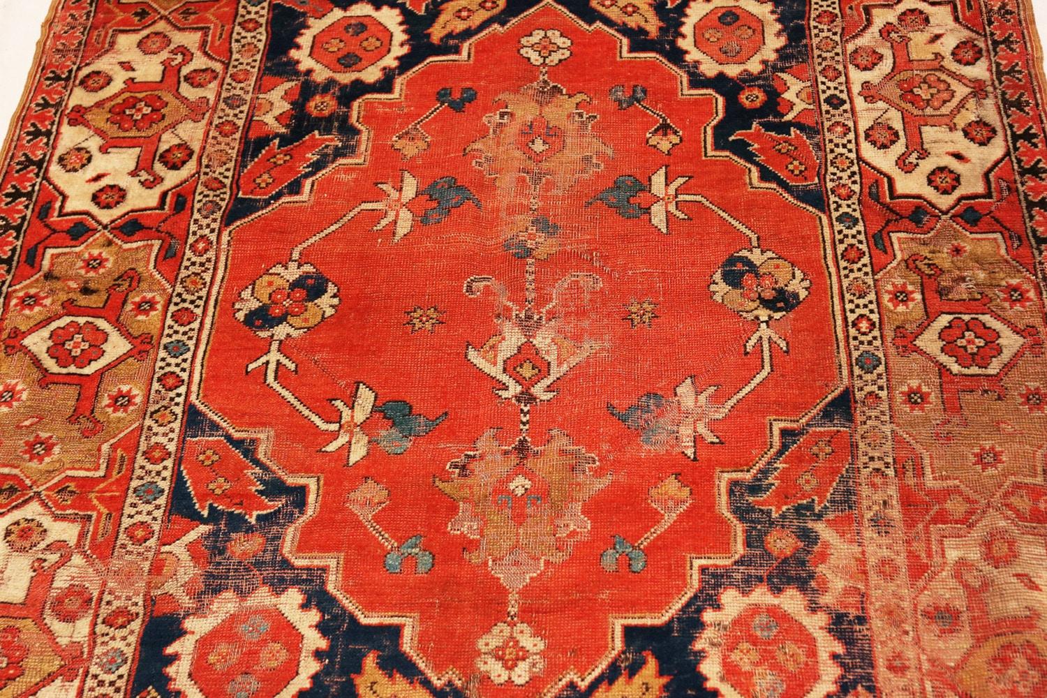 Tribal Nazmiyal Antique 17th Century Transylvanian Rug. 3 ft 10 in x 5 ft 3 in 