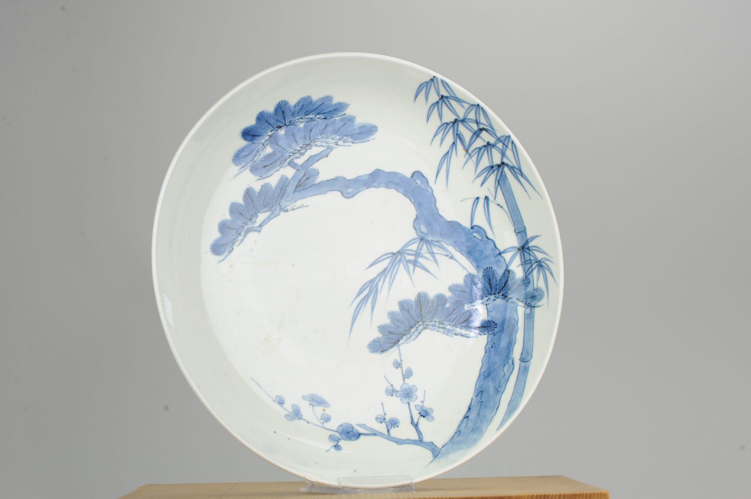 Antique 18/19c Lovely Japanese Porcelain Footed Dish Nabeshima Porcelain 6