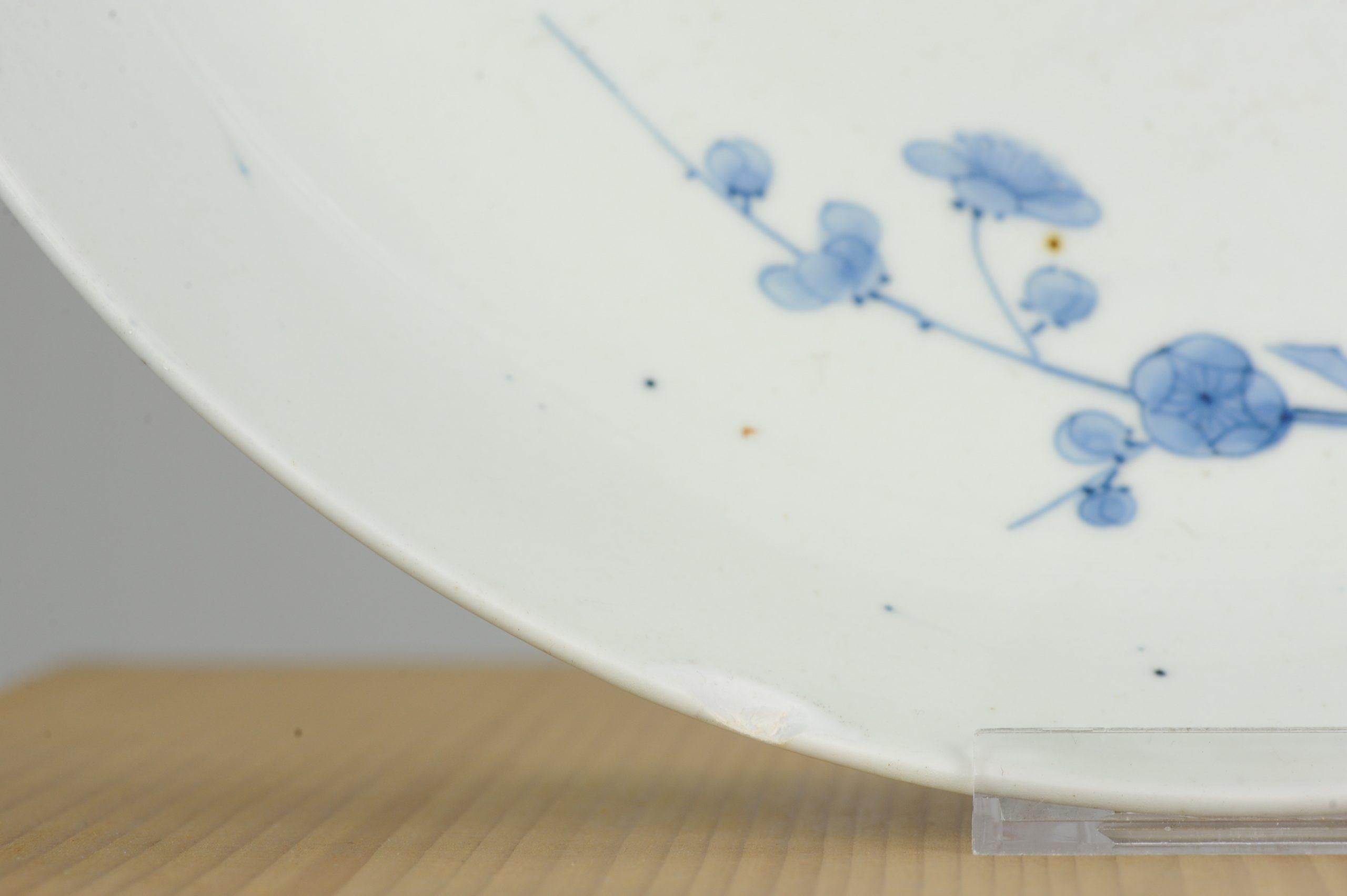 Antique 18/19c Lovely Japanese Porcelain Footed Dish Nabeshima Porcelain 7