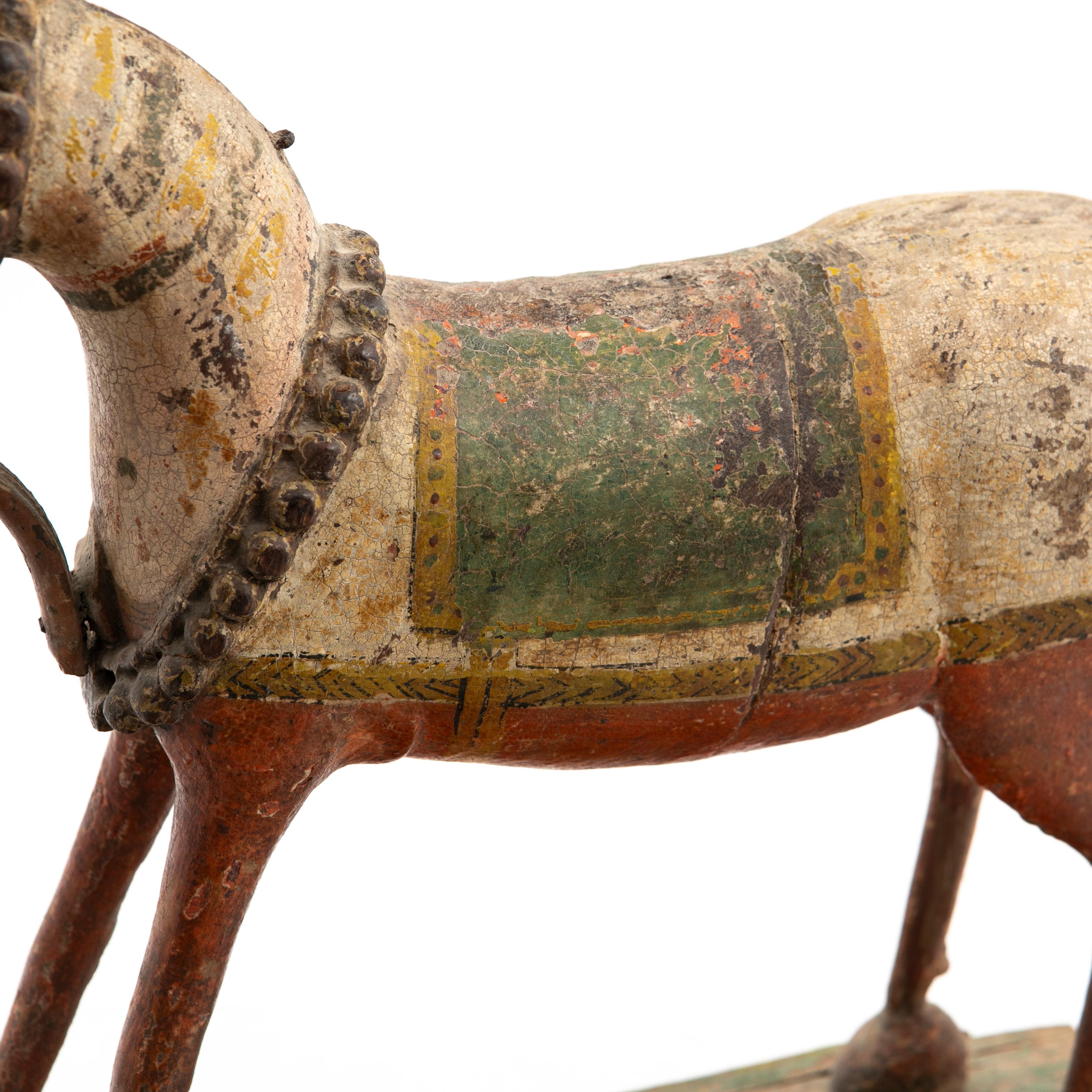 18th Century and Earlier 8-19th Century Wooden Horse For Sale
