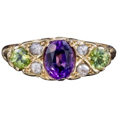 Antique 18 Carat Gold Victorian Suffragette Ring, circa 1900
