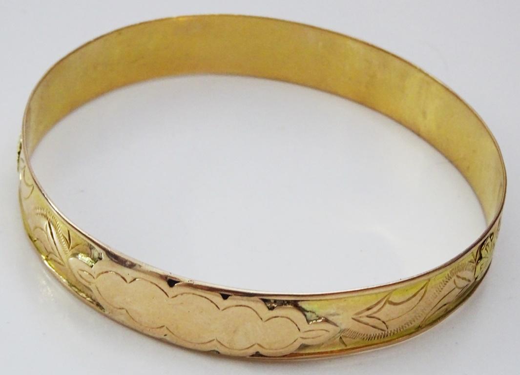 Women's Antique 18 karat Gold 2 tone Gold Bracelet For Sale