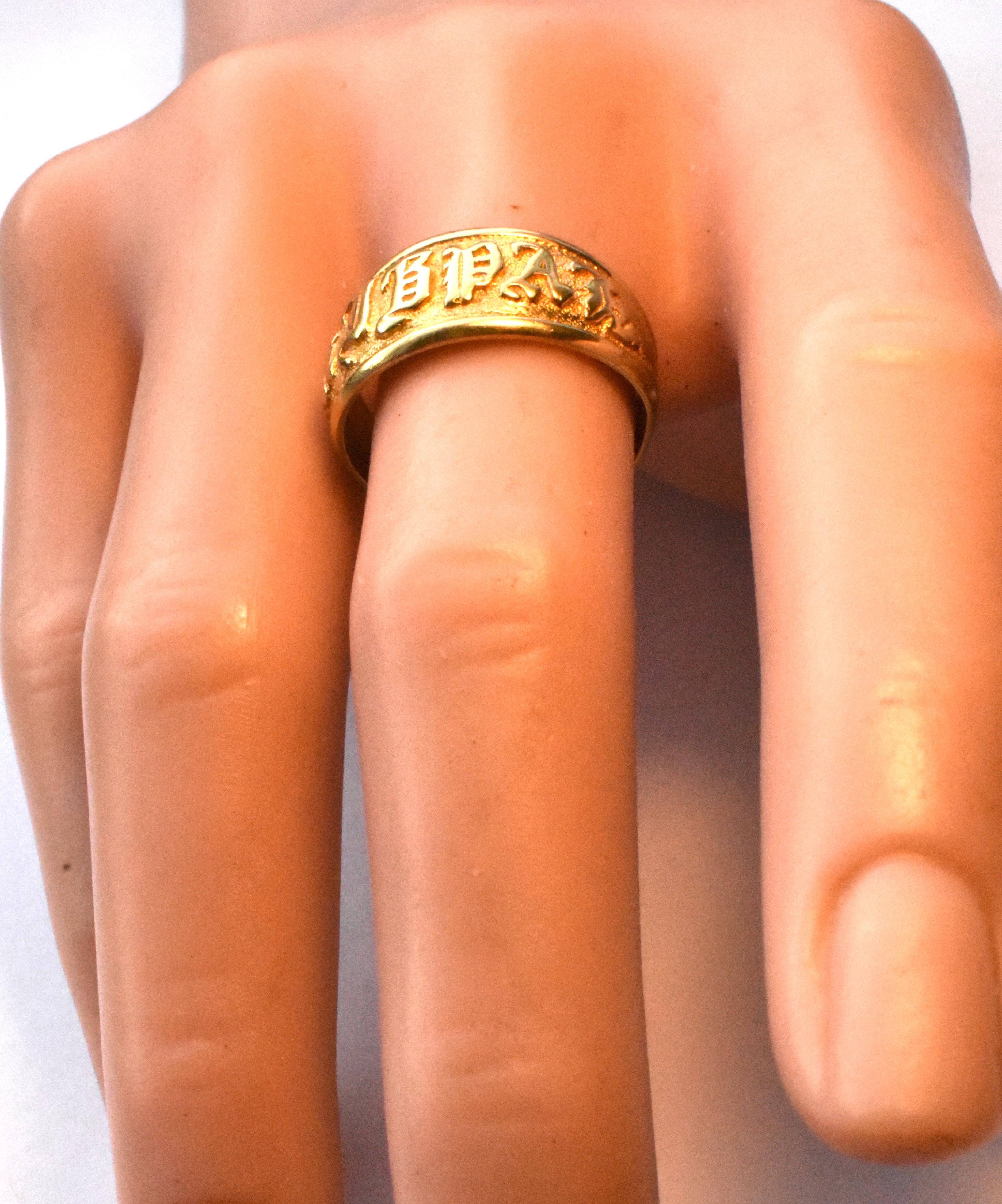 antique mizpah ring