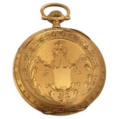 Antique 18 Karat Gold Stem-Wind Dress / Pocket Watch