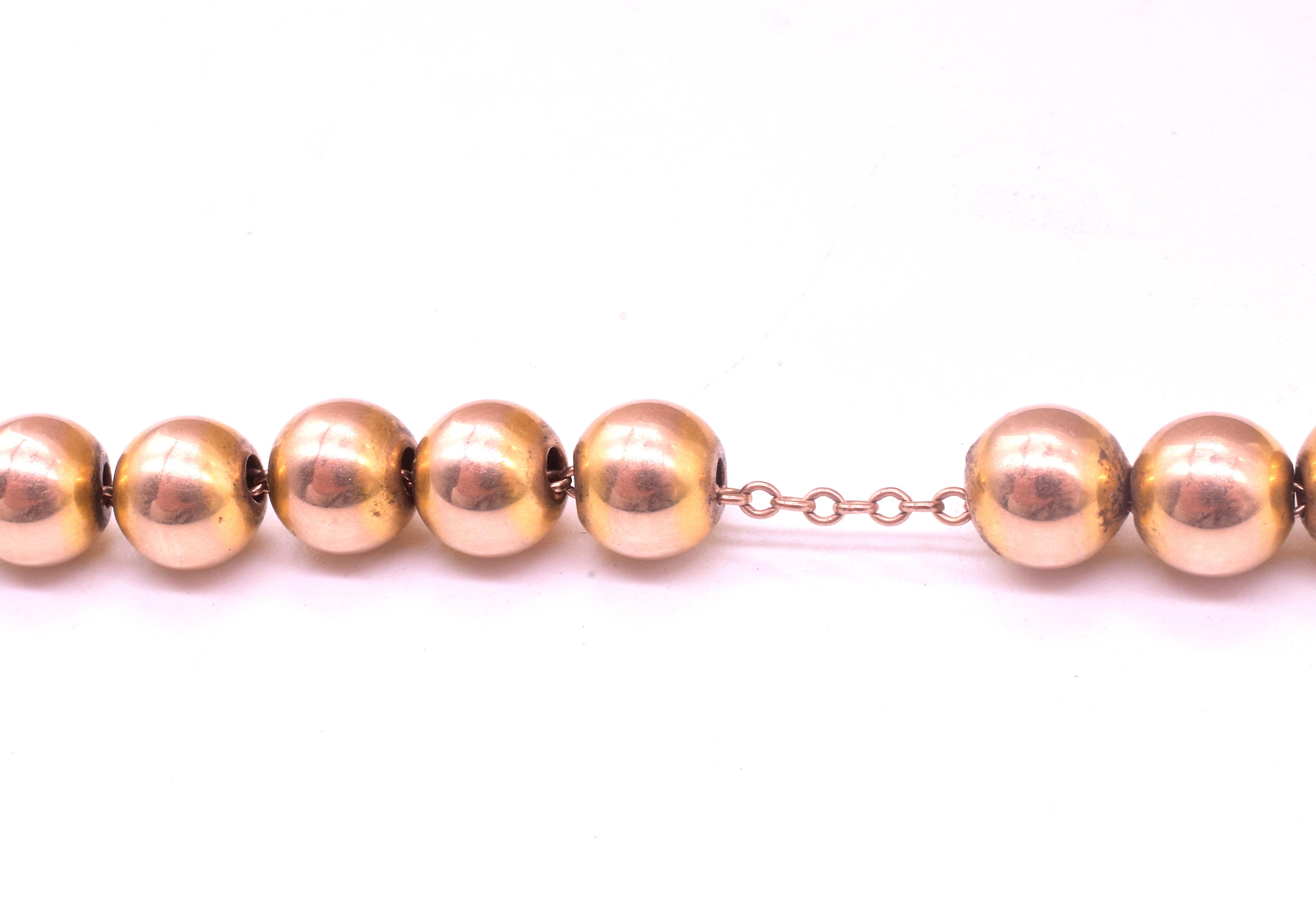 Antikes viktorianisches Perlenkragen aus 18 Karat, um 1860 im Angebot 4