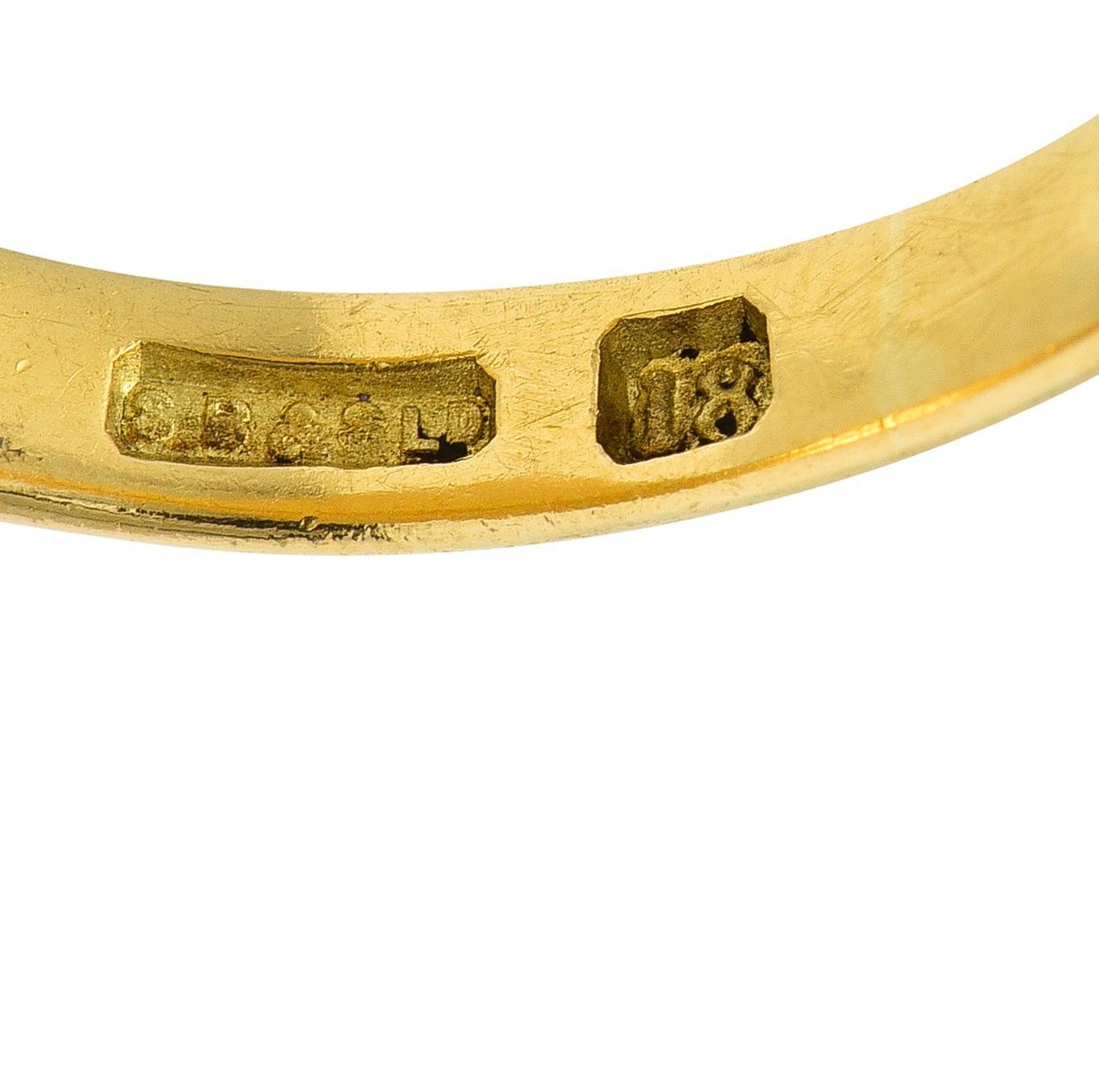Antique 18 Karat Yellow Gold Monogram Signet Poison Hidden Compartment Ring For Sale 10
