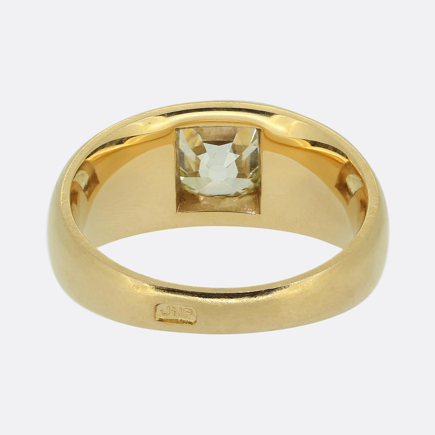 Antique 1.80 Carat Old Cut Diamond Ring In Good Condition In London, GB