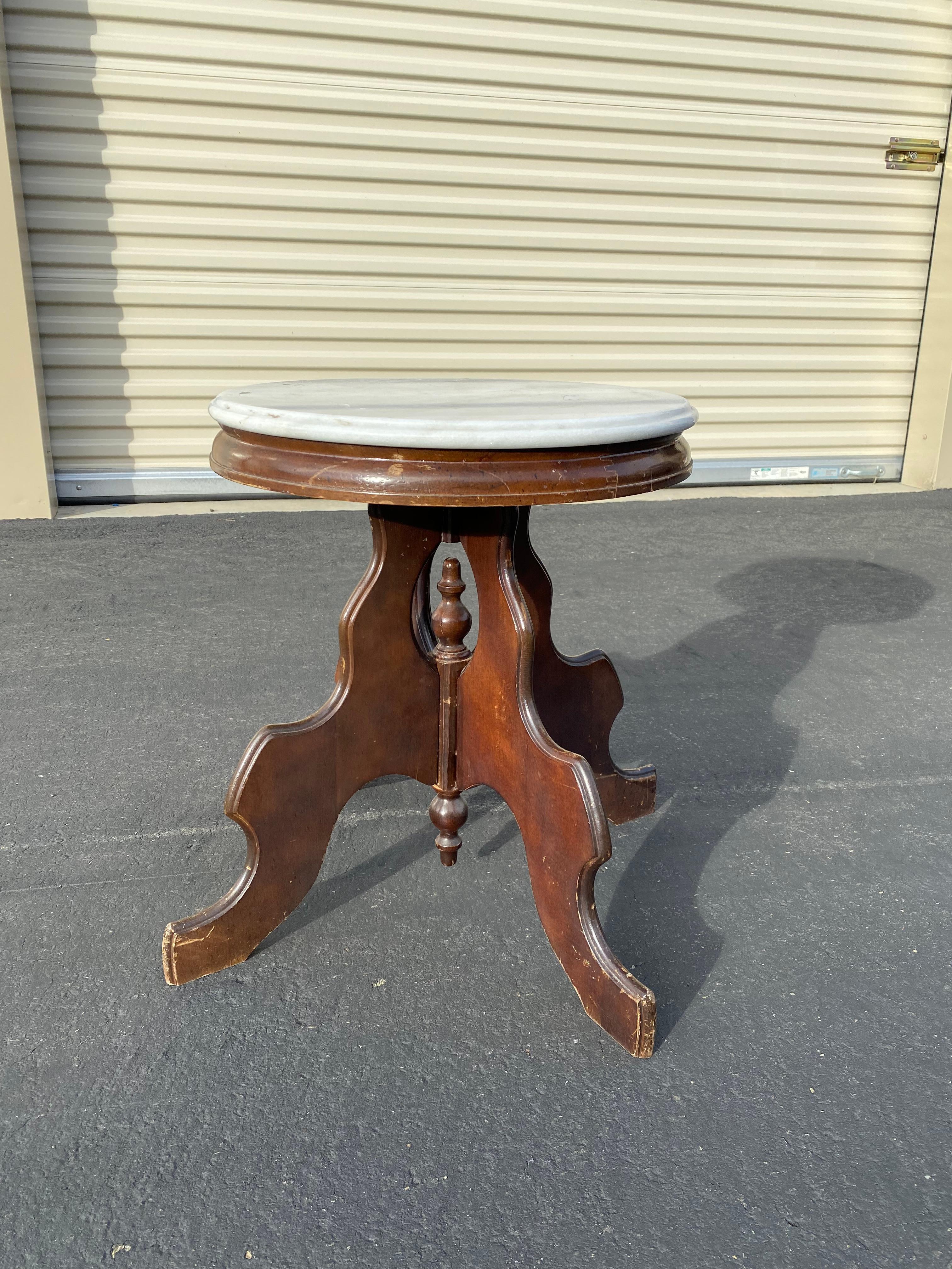 antique marble top table