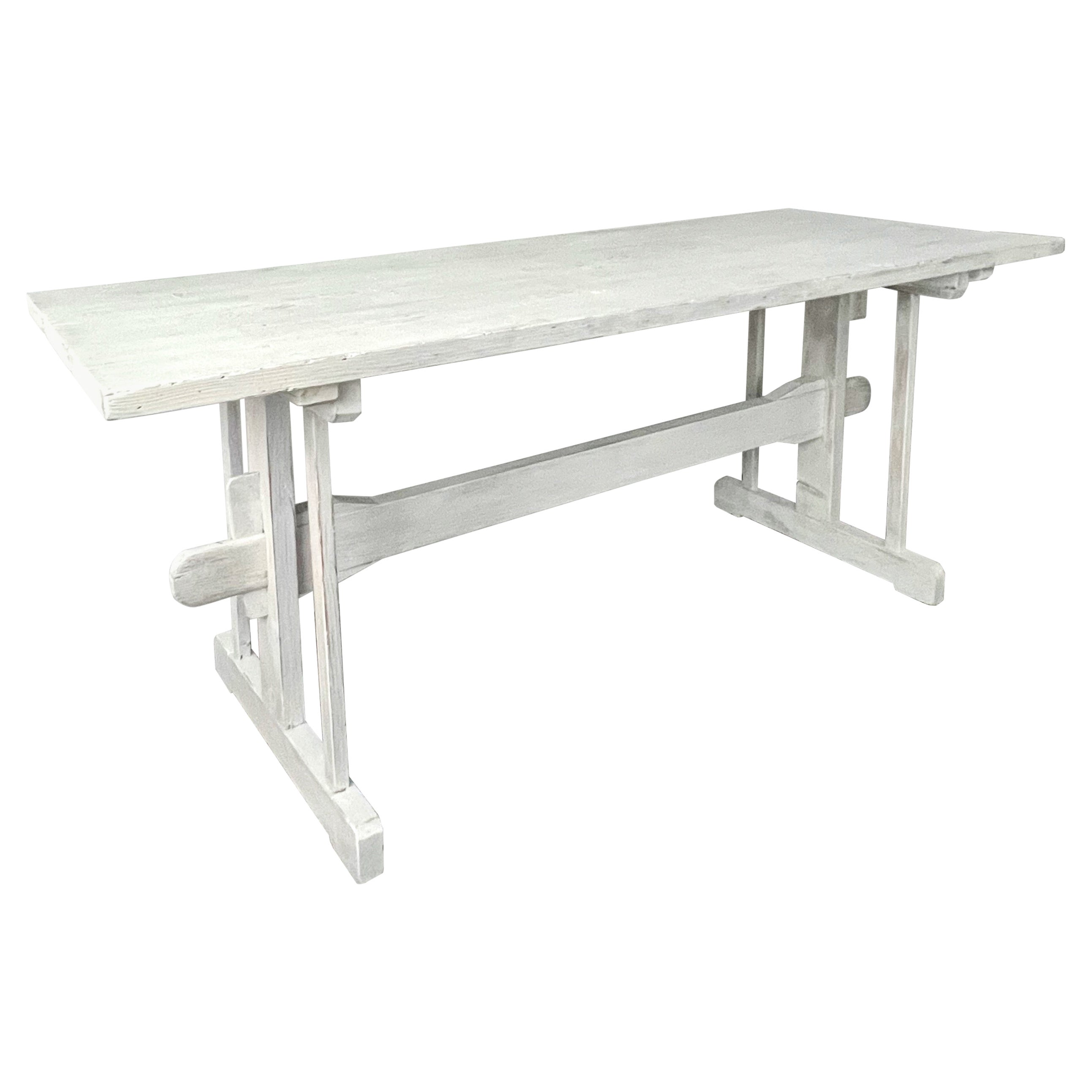 Antique 1800
s French Country Trestle Table