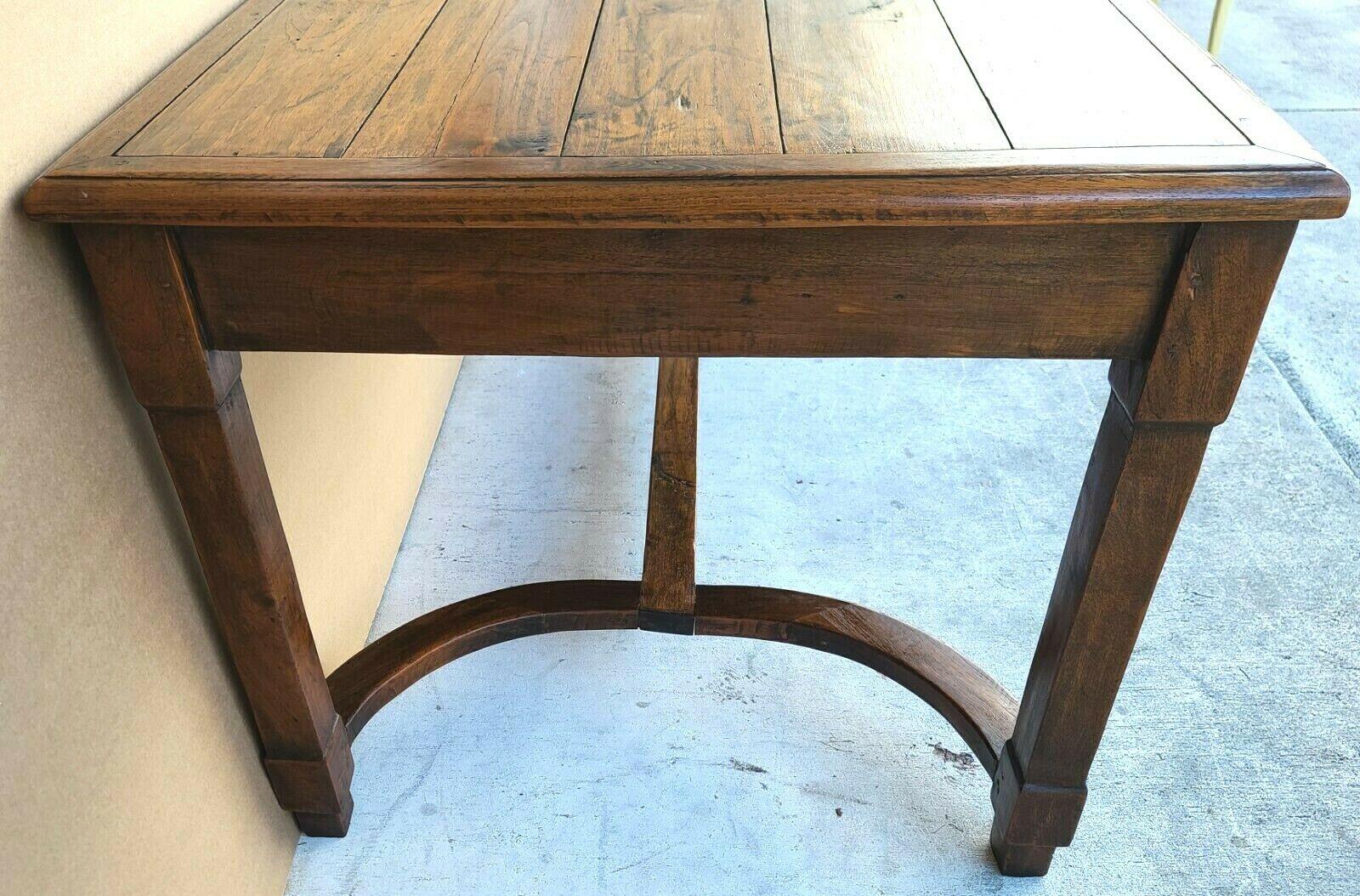 Antique 1800s Library Dining Table 6 Drawer In Good Condition In Lake Worth, FL
