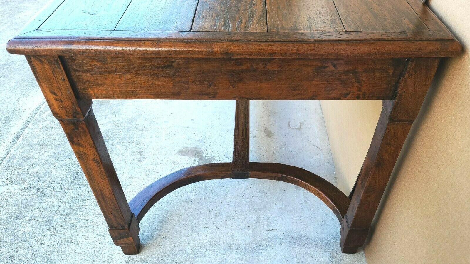 19th Century Antique 1800s Library Dining Table 6 Drawer