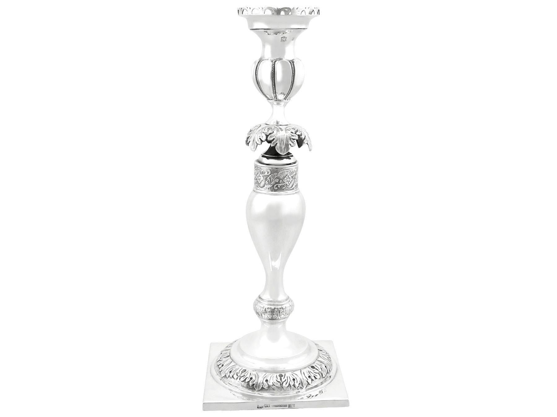 russian silver candlesticks