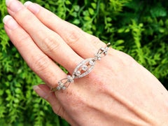 Antique 1.80 Carat Diamond and 12 Karat Rose Gold Bangle