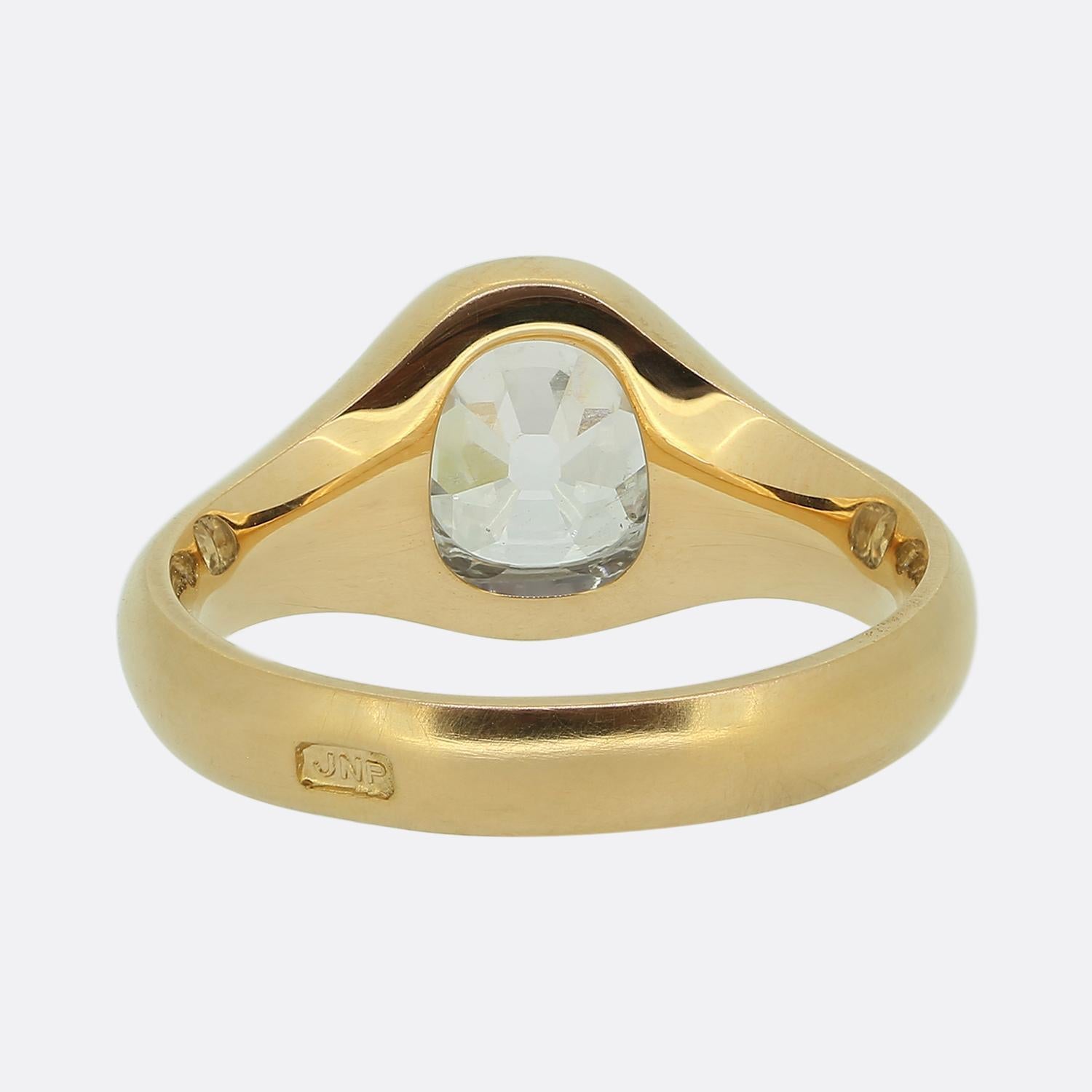 Antiker 1.81 Karat Diamant Solitär-Ring im Zustand „Gut“ im Angebot in London, GB
