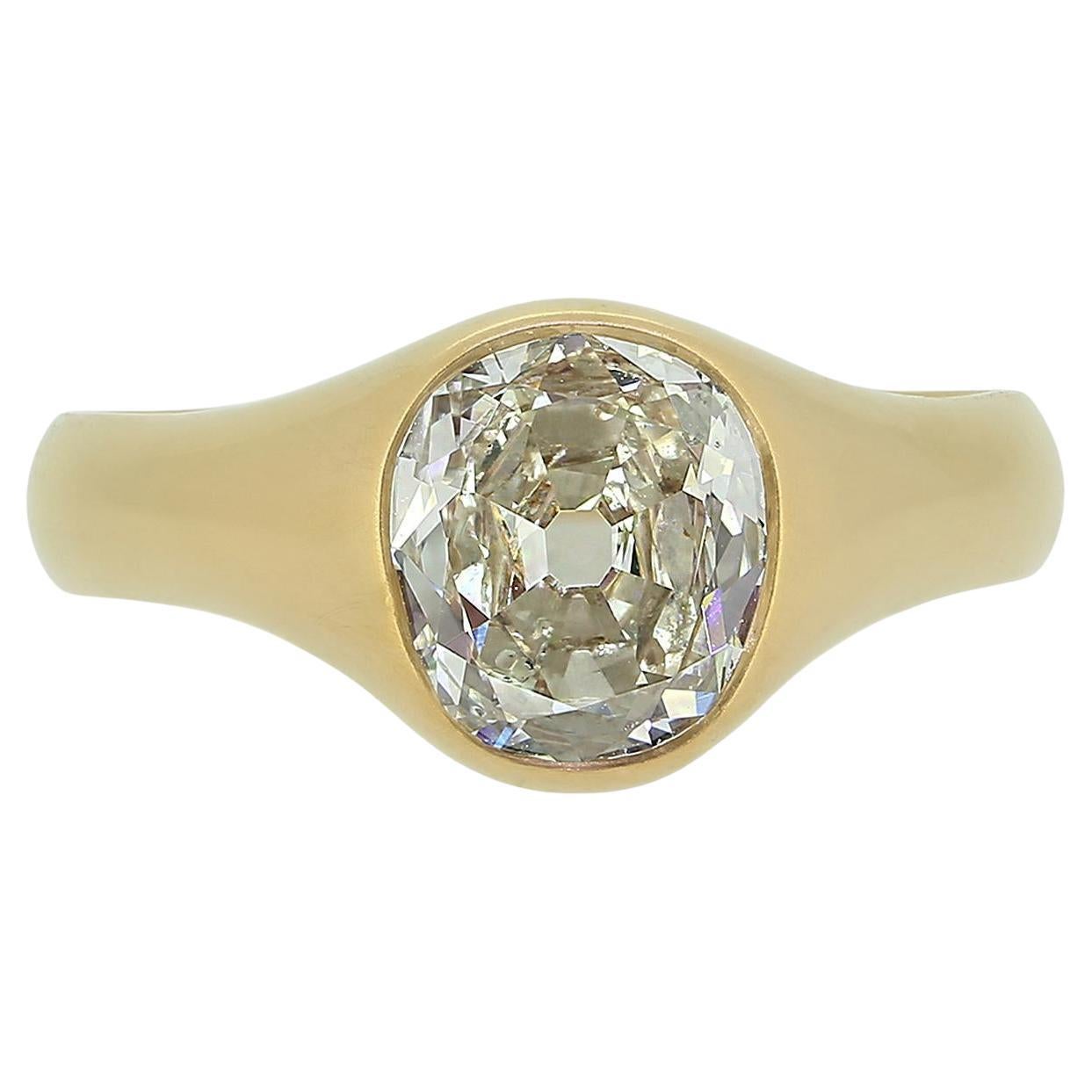 Antiker 1.81 Karat Diamant Solitär-Ring