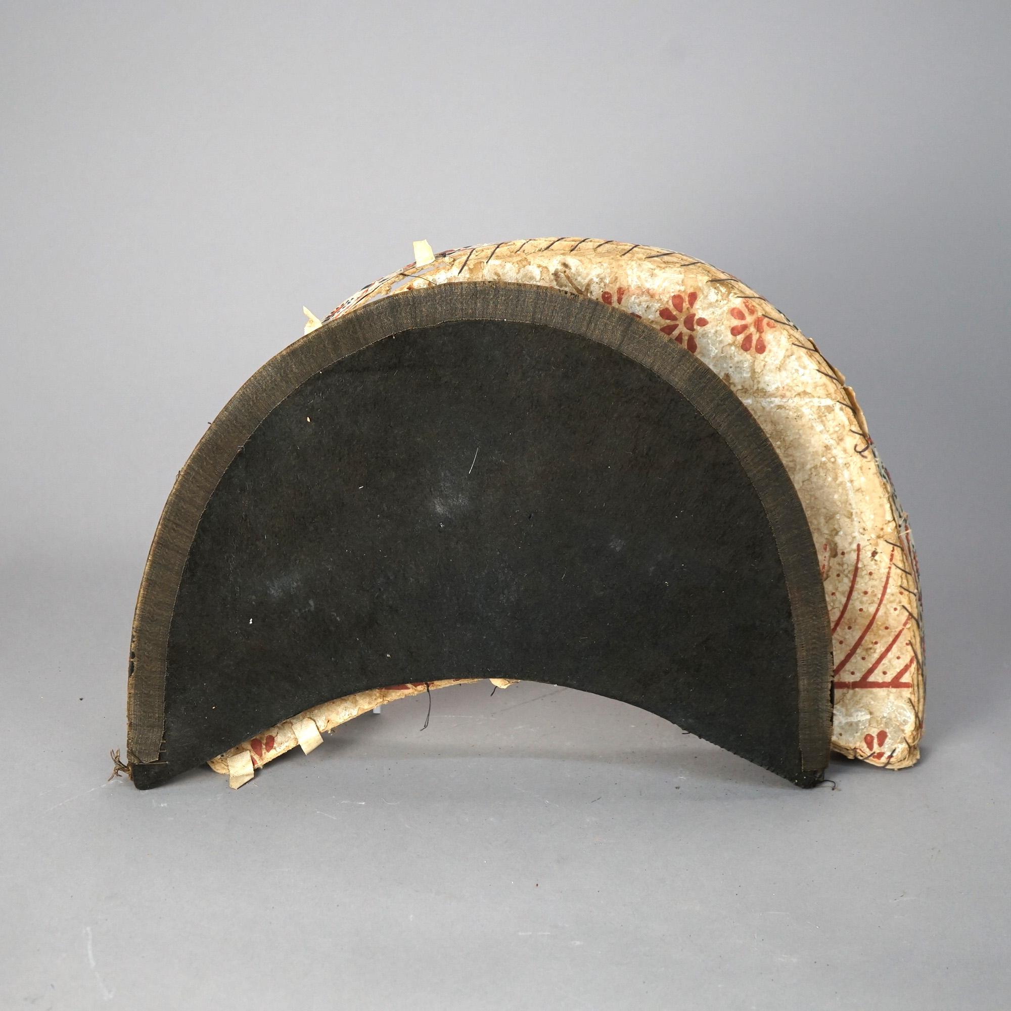 Antique 1812 American Military Chapeau with Cockade & Box 2