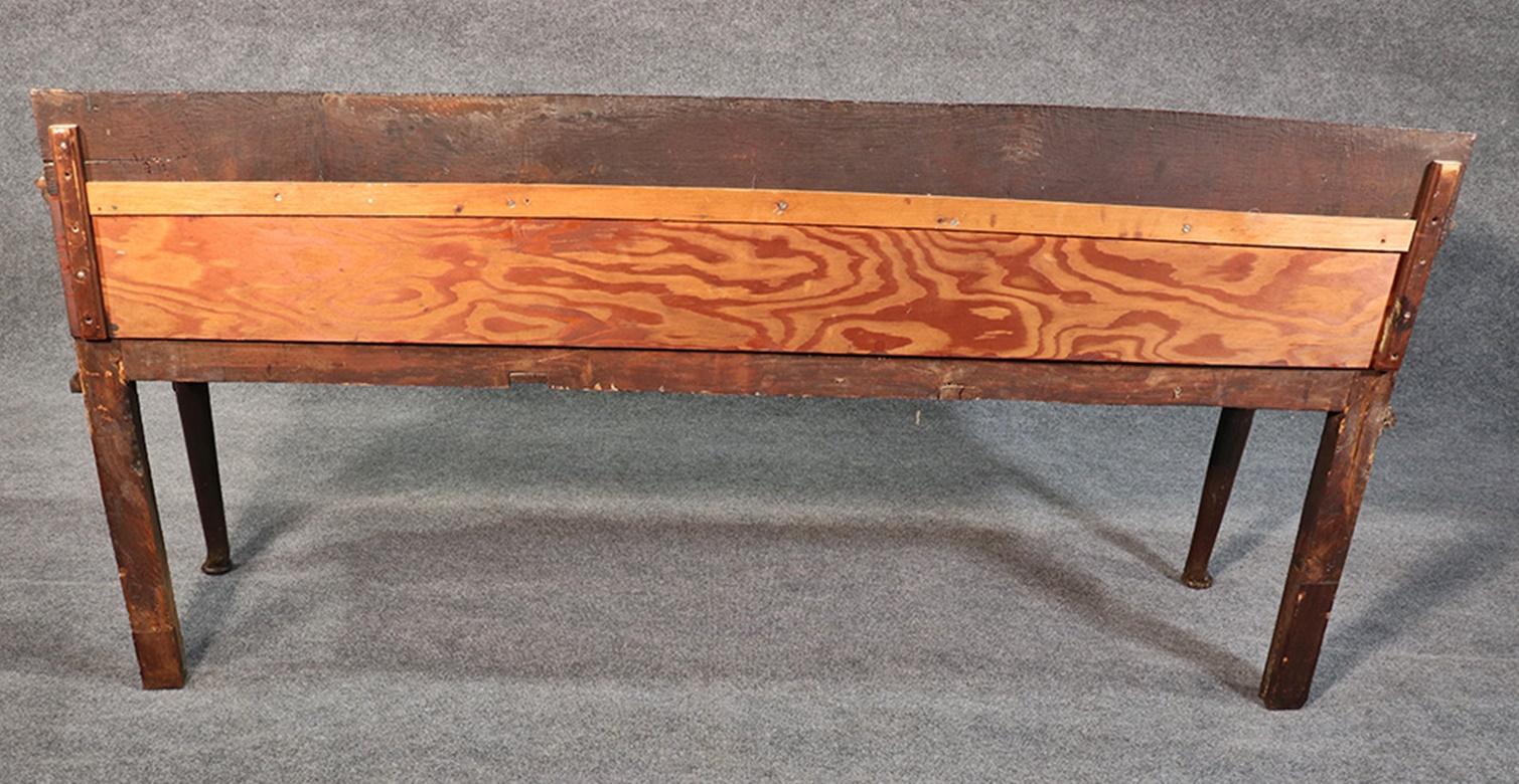 Antique 1820s English Georgian Style Oak Hunt Board Sideboard 6