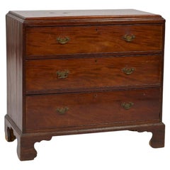 Arcón antiguo de caoba de estilo georgiano de 1820