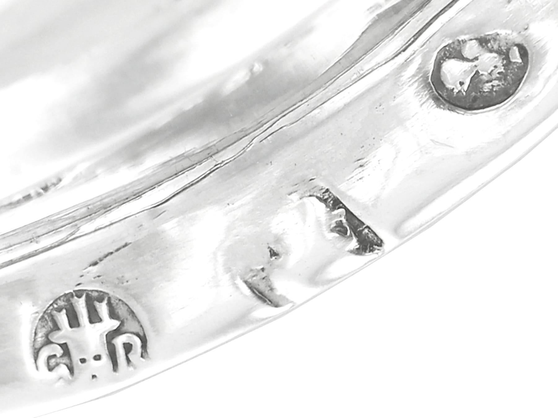 Antica brocca italiana in argento sterling del 1820 in vendita 3