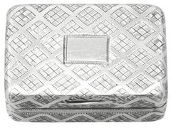 William Edwards Antique 1822 Sterling Silver Vinaigrette