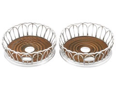 Antico sottobicchiere in argento di Giorgio IV Newcastle (1823)