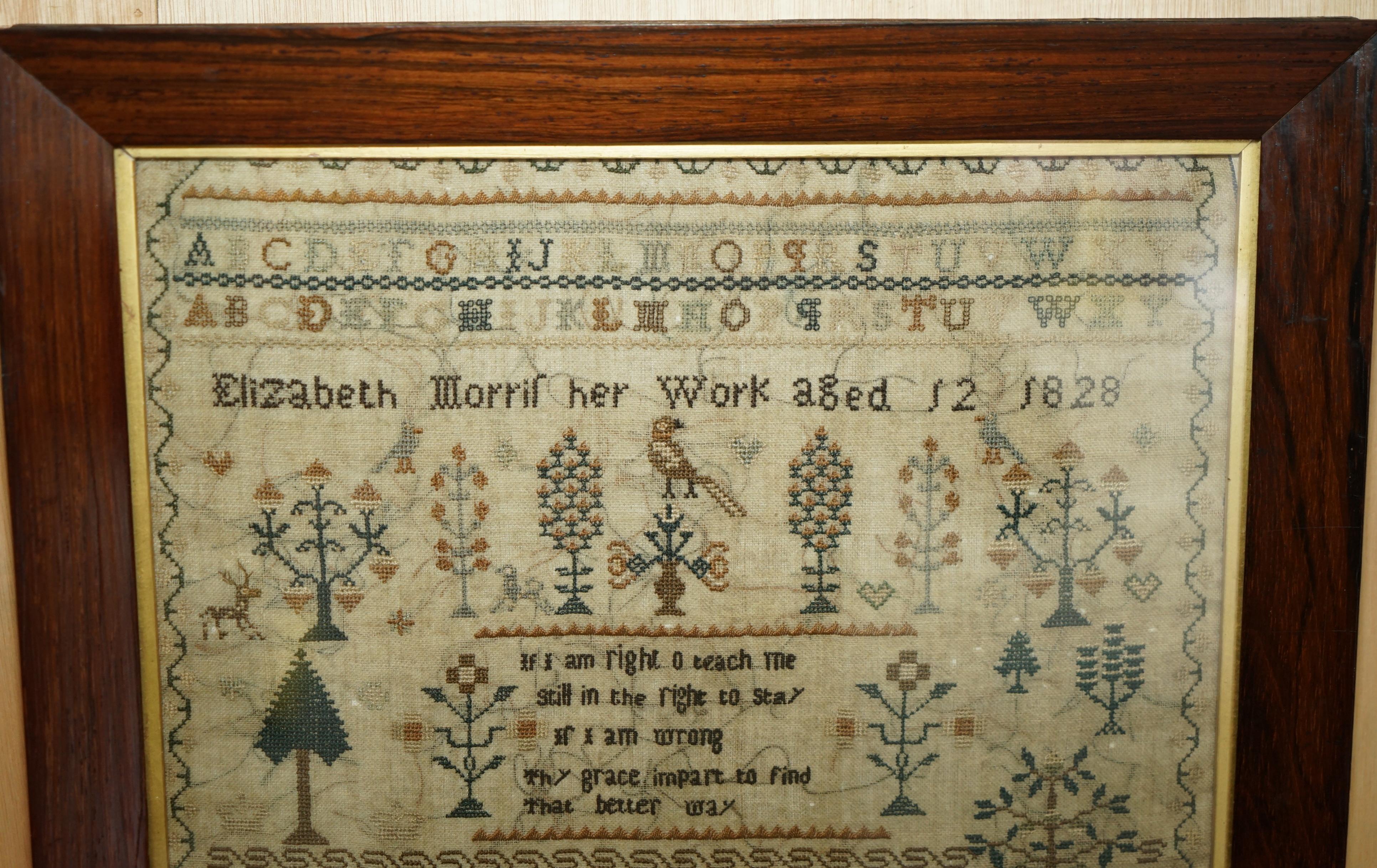 Royal House Antiques

Royal House Antiques is delighted to offer for sale this rather stunning, 1828 dated needlework sampler made during the reign of King George IV

I have three others of these samplers for sale, they are dated 1830, 1747 and