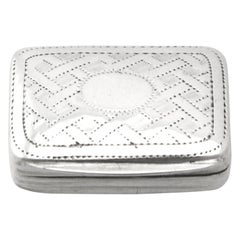 Antique 1829 Sterling Silver Vinaigrette