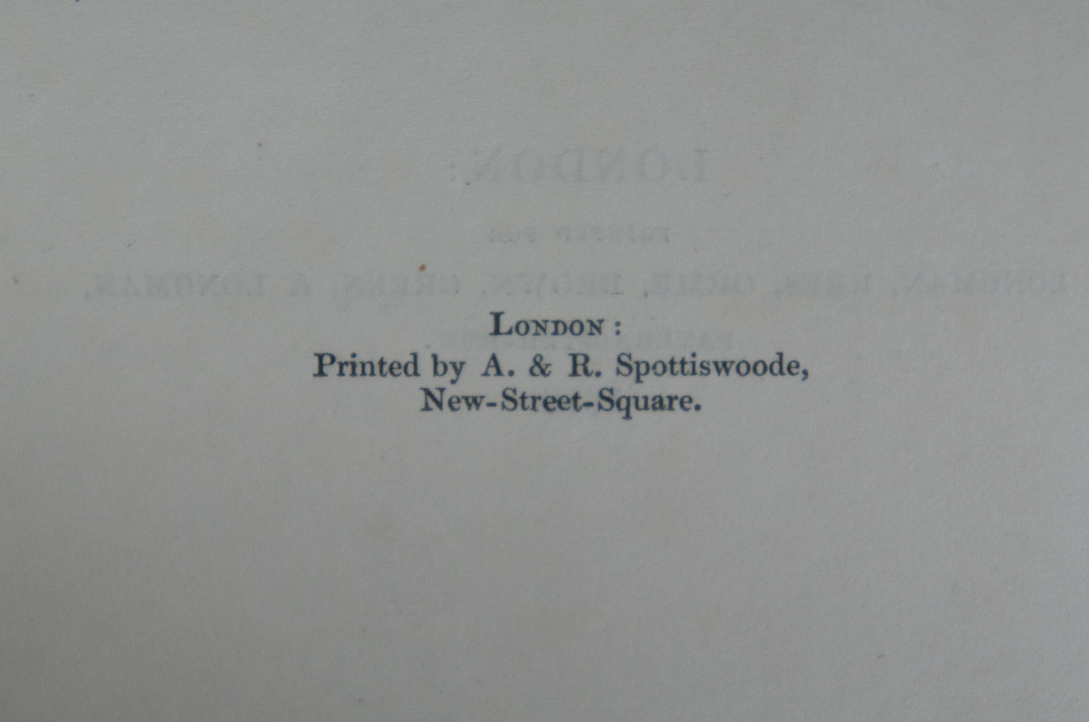 Antique 1832 Lalla Rookh Oriental Romance Thomas Moore Blue Leather Bound Book 1