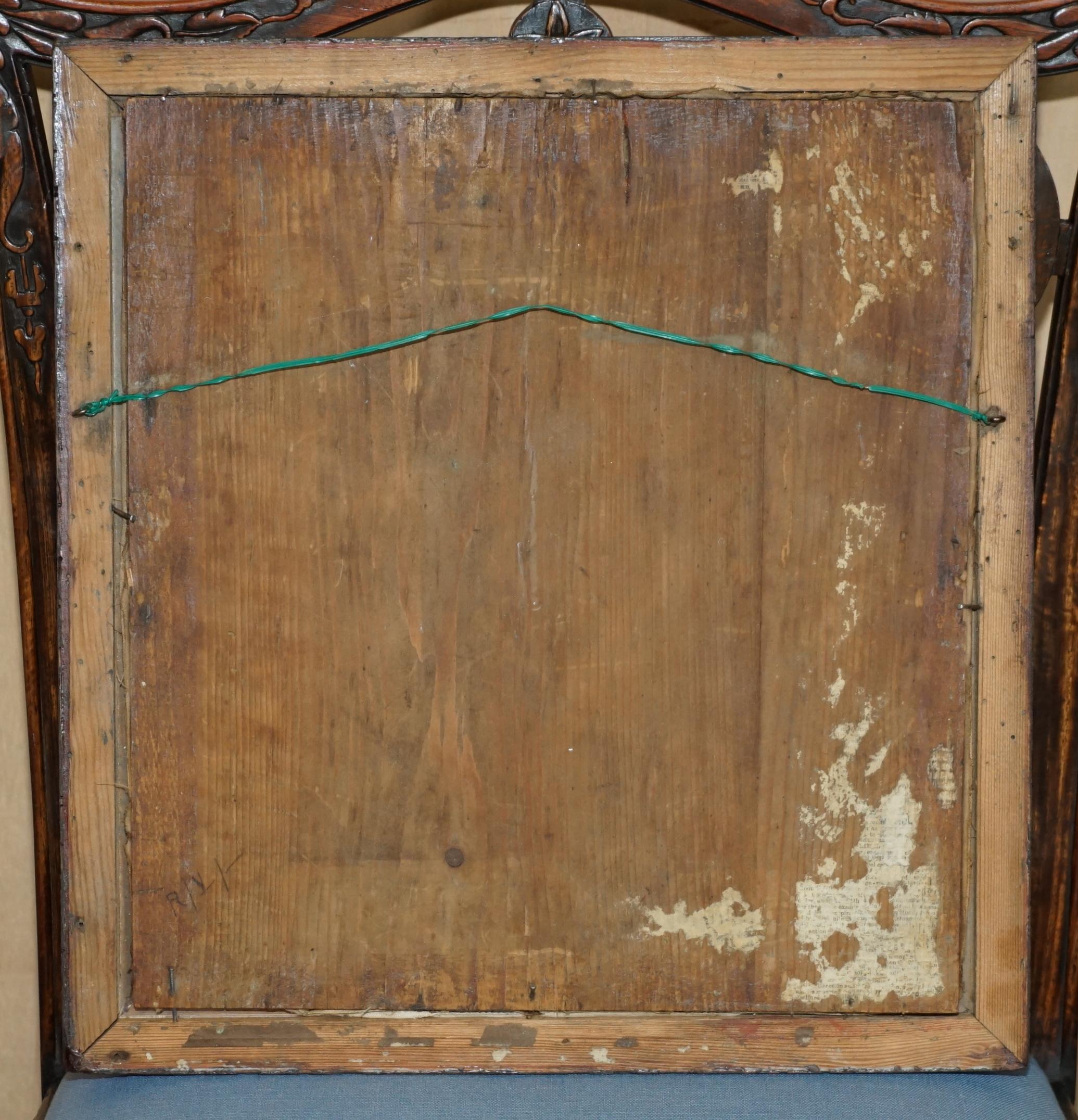ANTICO 1838 CAMPIONARIO ORIGINALE DI ANTICA VITTORIANA IN TELAIO D'EPOCA in vendita 7