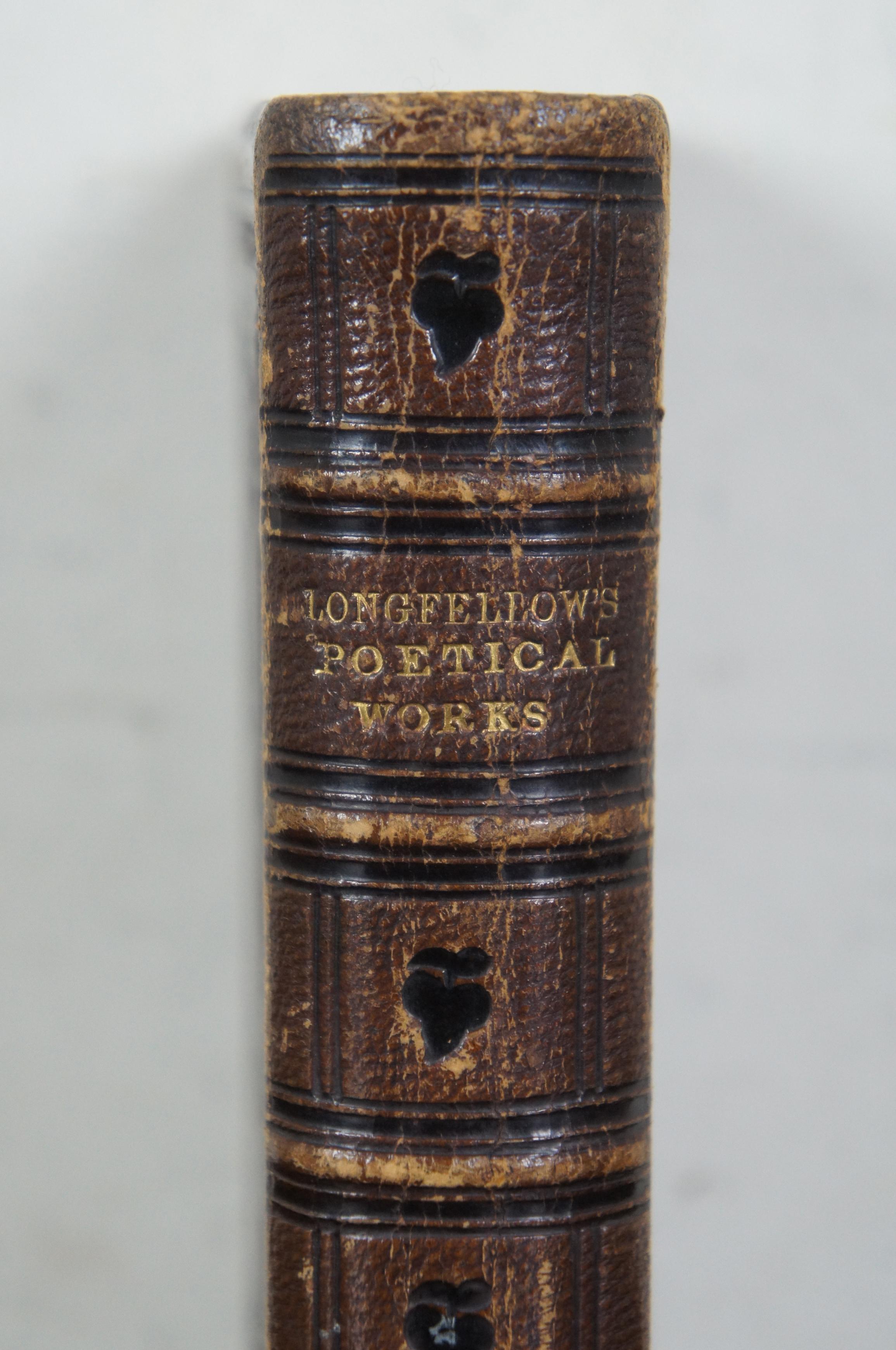 longfellow's poetical works rare books