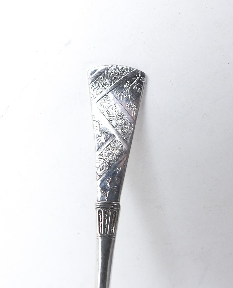 Antique 1868 Aesthetic Movement silver plate picks.  Could be used for nuts, lobster or cheese.  Marked Holmes, Booth & Haydens, Waterbury Connecticut,  pattern is India.  Dimensions are for a single pick.