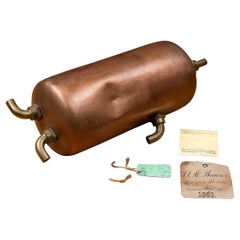 Antique 1863 A. C. Brownell Copper Boiler Patent Model
