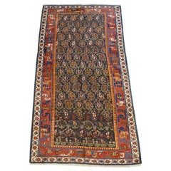 Antiker persischer Karabagh-Teppich aus Wolle von 1870, 6' x 9'
