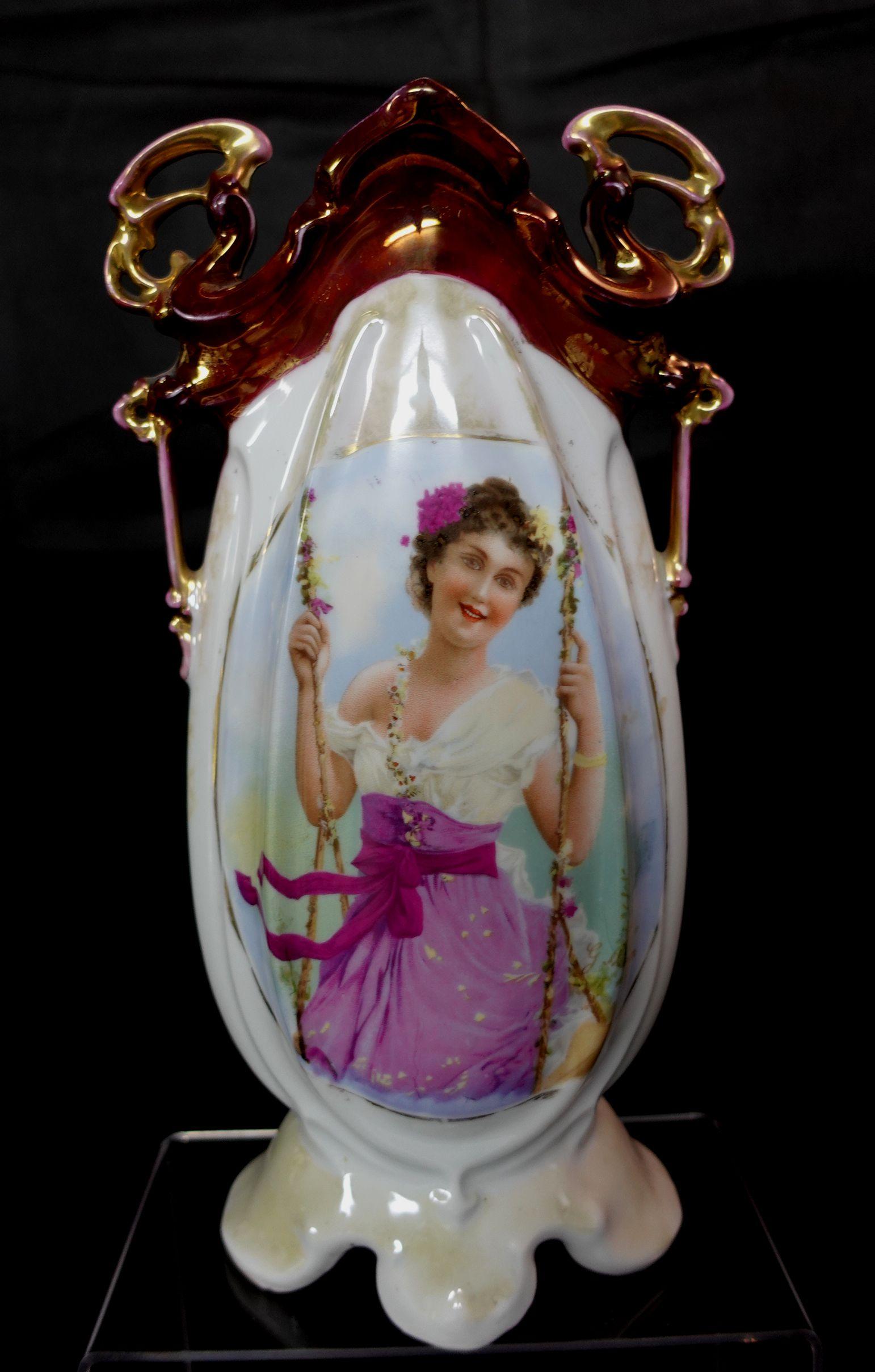 Antique 1875s Austrian Mantel vase 