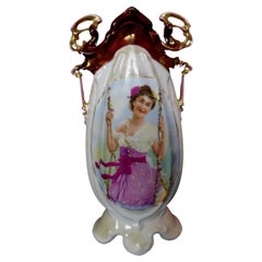 Antique 1875s Austrian Mantel Vase "Marked", #Ric00011