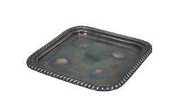 Antique 1876 Gorham Auditorium Hotel Chicago Silver Soldered Drink Serving Tray