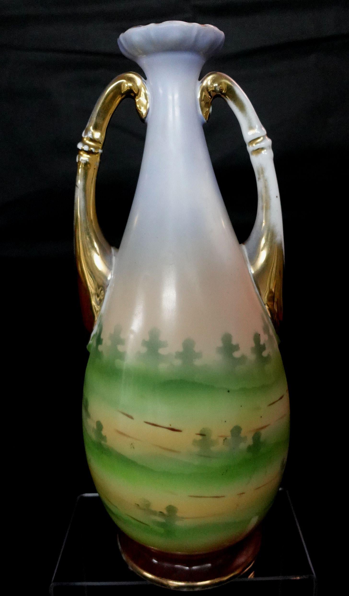 XIXe siècle Vase autrichien victorien ancien des années 1890 « Marked », #Ric00012 en vente