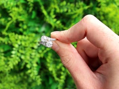 Antique 1.87 Carat Diamond and Yellow Gold Twist Ring