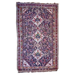 Antique 1880-1890 Persian Qashqai Rug 